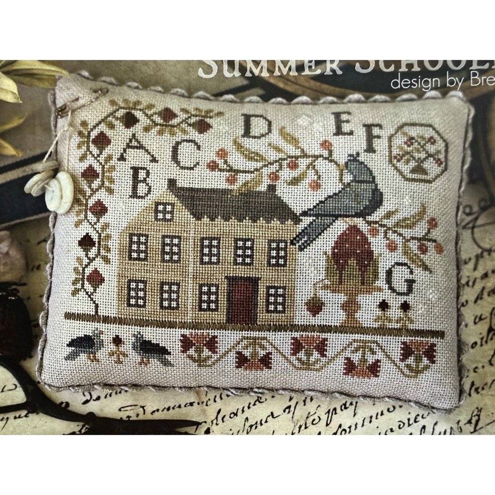 Summer Schoolhouse Lesson # 1 Pattern By With Thy Needle & Thread Brenda Gervais